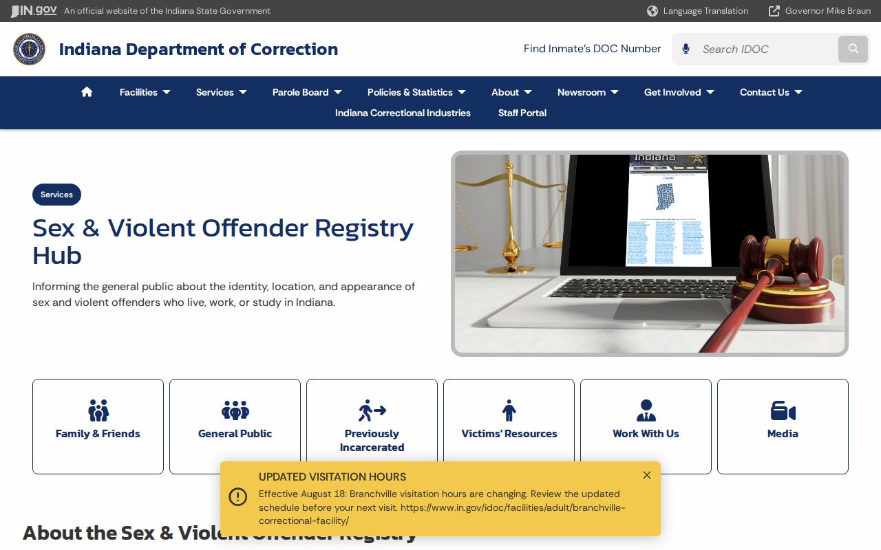 Elkhart County neighbors official Indiana registry information